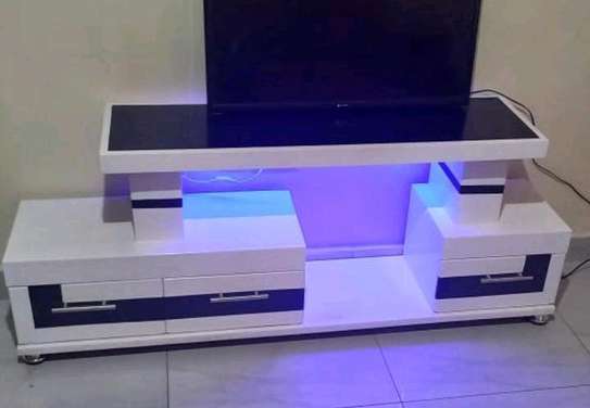 TV STAND WITH LED LIGHTS. LUXURY TV STAND image 2
