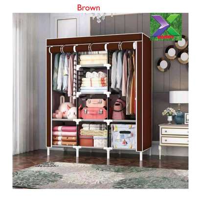 Wooden portable wardrobe for sale image 6