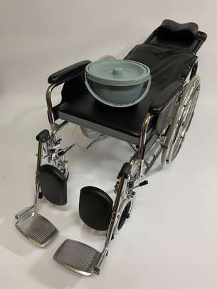 RECLINER WHEELCHAIR WITH REMOVABLE ADULT POTTY TOILET KENYA image 6