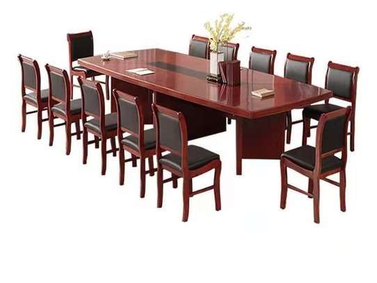 OFFICE TABLE: 2 Meter Red Office Table image 5