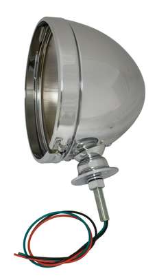 Empi 7" Chrome Headlight Housing and Bulb Set(Boxed) image 1
