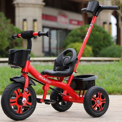 Kids Tricycle Boys and Girls Rear Big Basket image 2