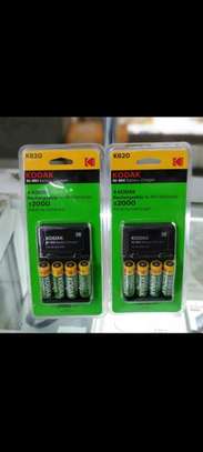 Kodak K620  AA rechargeable batteries +charger image 1