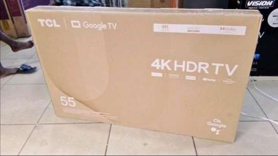 55 TCL Google smart UHD Television +Free TV Guard image 1