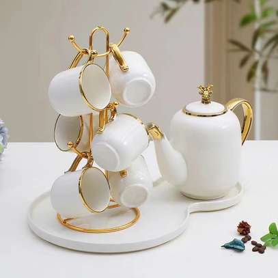 Ceramic tea kettle set image 10