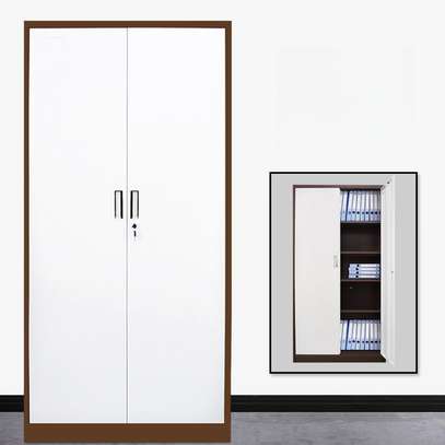 2-Door Multi-Shelf Steel Office Filing Cupboard image 6