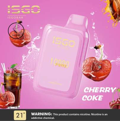 ISGO BAR 10000 Puffs Disposable Vape - Cherry Coke image 1