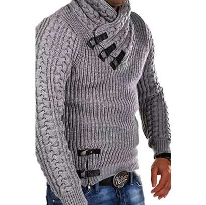 Men Knitted Cardigan sweater image 1