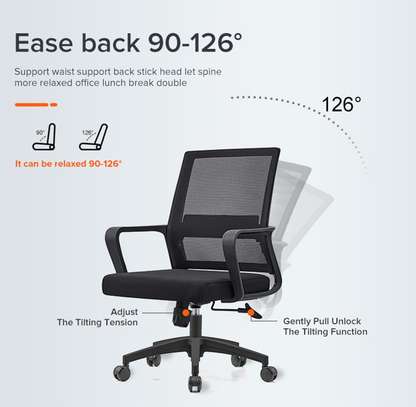 Durable Captain Mesh Highback Swivel Office Chair image 9