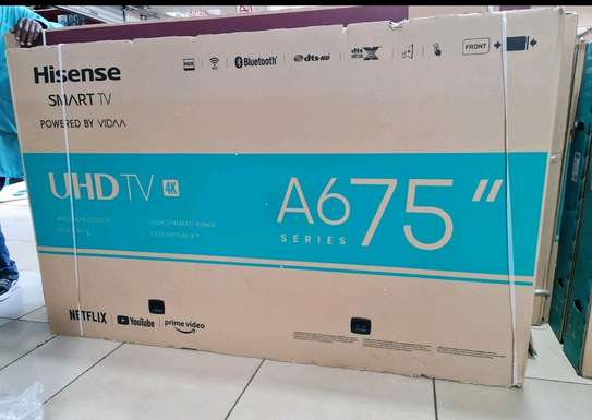 Hisense 75 inches smart 4k Tv image 1