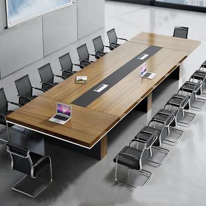 3 M Wooden Executive Boardroom Table image 4