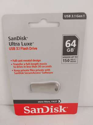 NEW Sandisk Ultra Luxe USB 3.1 64GB Silver Metal image 3