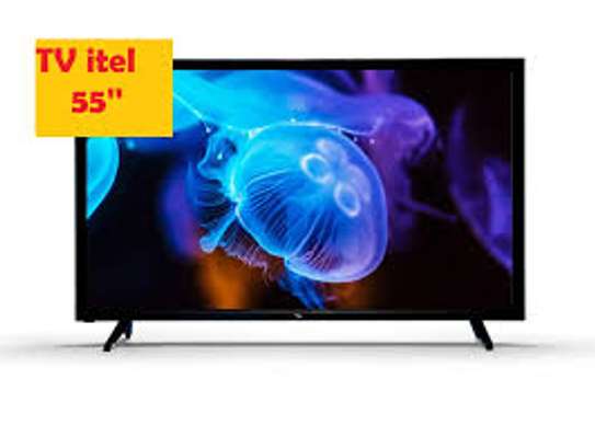 ITEL 55 INCH SMART ANDROID UHD 4K FRAMELESS TV NEW image 1