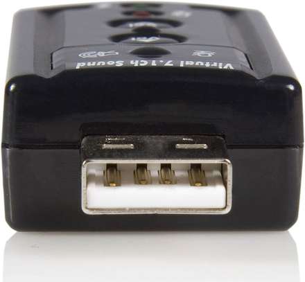 7.1 USB Stereo Audio Adapter External Sound Card image 1