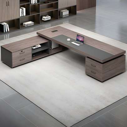 Modern Luxury L-Shaped Executive Office Desk [2.0m] image 4