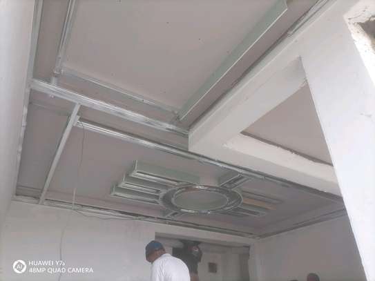 Gypsum Ceilings and wall unit design image 12