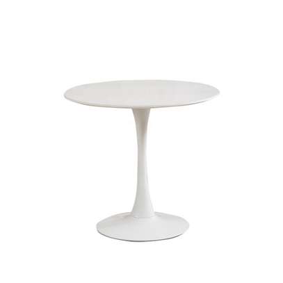 Modern White Round Dining Table image 6