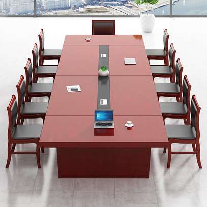 Customized Modern Office Desk and Conference Table Set image 1