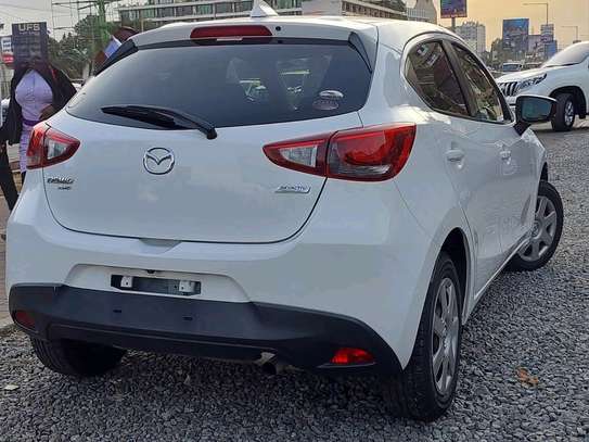 Mazda Demio white color fully loaded 2018 model image 3