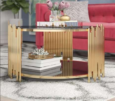 Round Stainless Steel  Table Coffee image 4