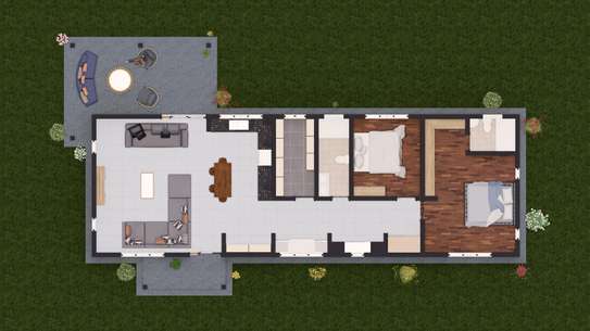 A lucid two bedroom bungalow image 4