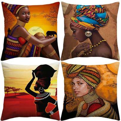 African Throw pillows image 2