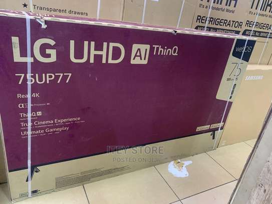 LG 75” (UP77) UHD 4K TV With 2 Years Warranty image 1