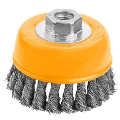 Total Cup Twist Wire Brush With Nut image 1