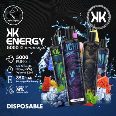 KK Energy 5000 Puffs (Rechargeable & Adjustable Airflow ) image 3