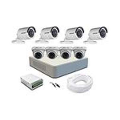 8 HD CCTV Camera Full Kit ( With Night Vision + 100M Cable) image 2