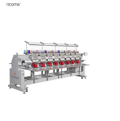 8 head computer embroidery machine with affordable image 1