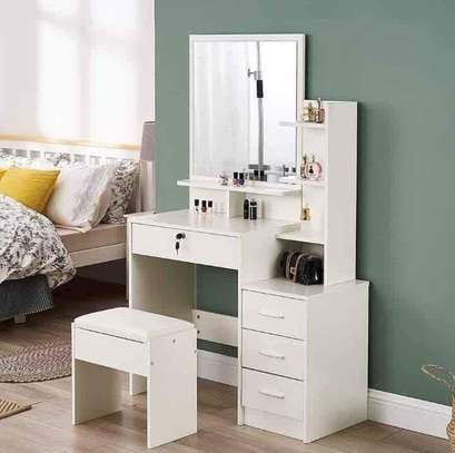 Dressing table with sliding mirror image 1