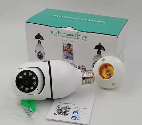 1080P Home Surveillance Cameras , Wireless Light Bulb CCTV image 1