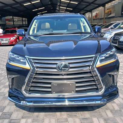 Lexus LX570 2018 Sunroof blue image 1