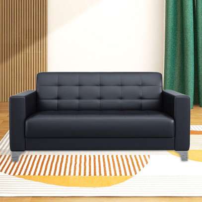 Office sofa: Modern Beautiful Three Seater Office Sofa image 3