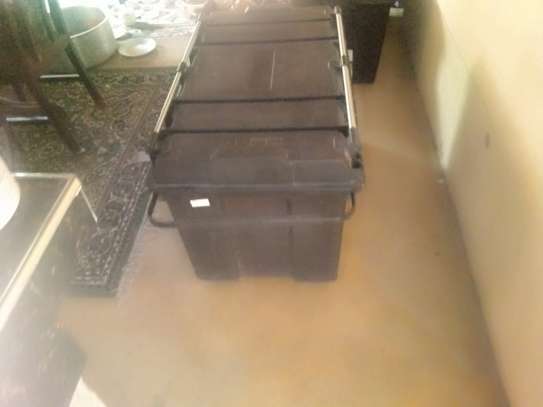 Heavy duty large storage box with wheels image 4