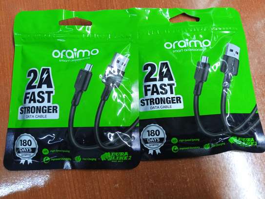 Oraimo Micro USB Cable, 2.1A 1m Unbreakable Charging Cable image 2