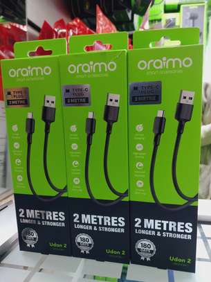 Oraimo 2A Fast Charger Type C 2m USB Type C Cable image 2