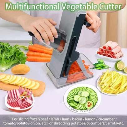 Mandoline 5 in 1 multifunctional vegetable cutter image 1