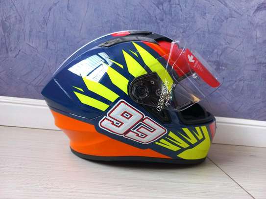 SMK Stellar Wings Sports Bike Helmet image 4