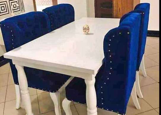 6 seater Quality fabric dining image 3