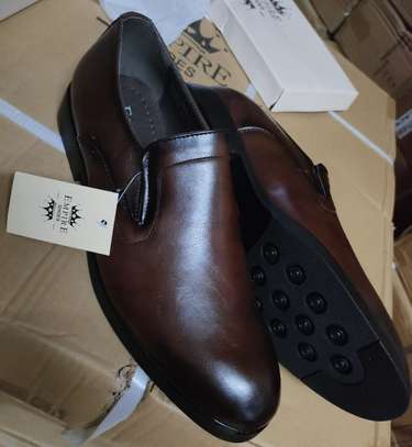 Slipon Empire Premium Leather Official Dark Brown Shoes image 2