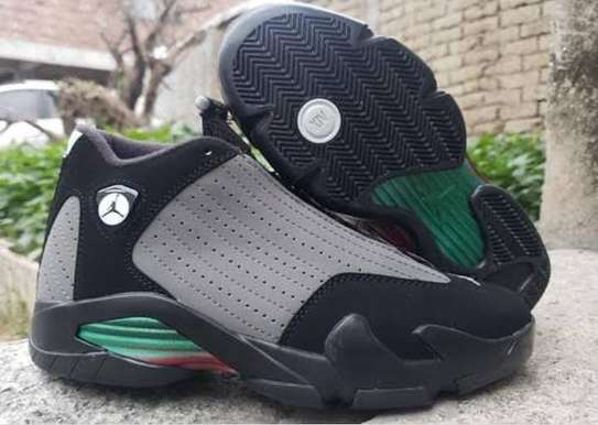 Gray jordan 14 on sale