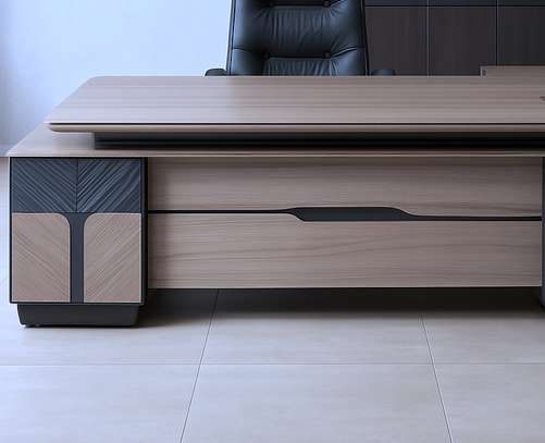 Office Desk: Professional 2.4M Executive Office Desk image 4