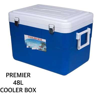 Premier 48 Litres Cooler Box/Chiller Blue image 1