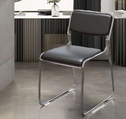 Office Chair: Chrome Guest Chair – Low Back image 1