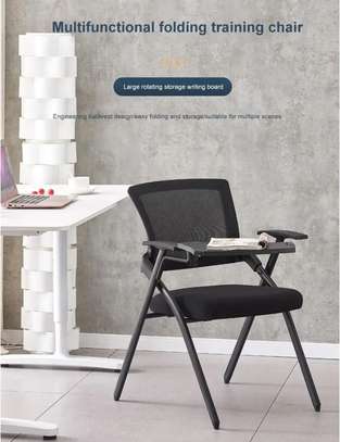 Ergonomic Mesh Chairs with Writing Board image 2