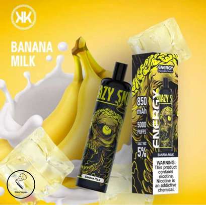 KK Energy 5000 Puffs Rechargeable Vape – Banana Milk image 1
