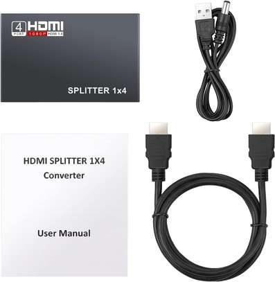 4 Port HDMI Splitter (4-way) 1080p image 2