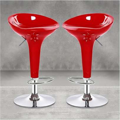 Simple Style Ceramic Swivel Barstool image 1